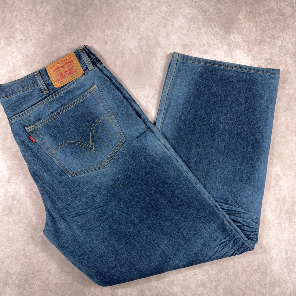 Vintag Levi's 529 Low Rise‎ Straight Leg Jeans 40 x 32 Blue Denim